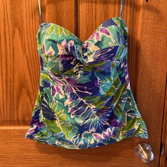 New Lauren Ralph Lauren size 14 Tankini - Picture 1 of 6